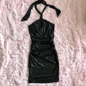 Halter Ruched Dress